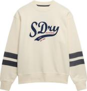Superdry Sweater Varsity Off White dames