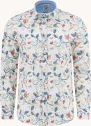 A Fish Named Fred Overhemd Birdy Blooms Wit heren