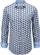 A Fish Named Fred Overhemd  Blauw heren