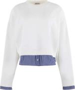 Anna Blue Sweater Bailey Off White dames