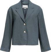 Object Blazer Rini Loose Fit Petrol dames