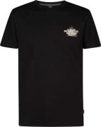 Petrol T-Shirt Zwart heren