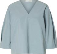Selected Femme Top Talia Blauw dames