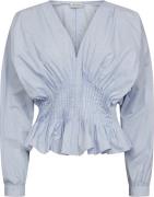 Copenhagen Muse Blouse Poplin  Blauw dames