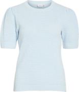 Vila T-shirt Dalo Blauw dames