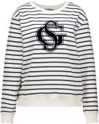 Geisha Sweater Striped Navy dames