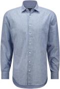 Bomont Overhemd Gino Linnen Navy heren
