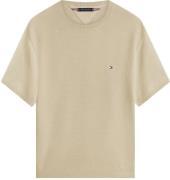 Tommy Hilfiger T-shirt Cool Touch Structure  Kaki heren