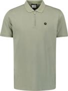 No Excess Polo Zip Grijs heren