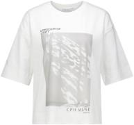 Copenhagen Muse T-shirt Muse-tee Off White dames