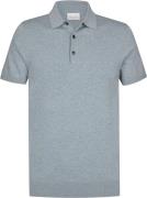 Profuomo Polo Luxury Basic Blauw heren