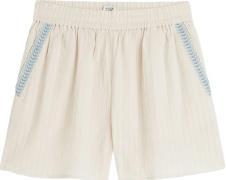 Scotch & Soda Short Embroidered  Off White dames