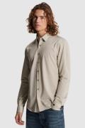 Cast Iron Overhemd Tec Fine Jersey Kaki heren