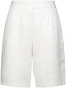 With Black Shorts Bermda  Beige dames