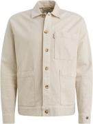 Cast Iron Overhemd Structured Grijs heren