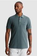 Cast Iron Polo Regular fit Blauw heren