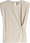 Summum Top Linen Look Beige dames