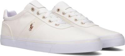 Witte Polo Ralph Lauren Lage Sneakers Hanford