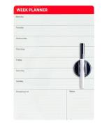 Balvi Decoratieve objecten Fridge Board Week Planner Wit