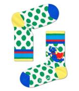 Happy Socks Sokken Kids Flying Elephant Rib Socks Groen