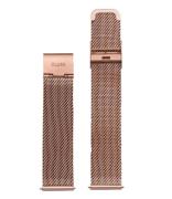 CLUSE Horlogebandjes Strap Mesh 16 mm Rose Gold Rosegoudkleurig