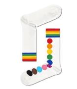 Happy Socks Sokken Pride Dot Sock Wit