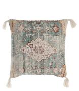 ITEM International Sierkussens Cushion Cotton Blauw