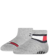 Tommy Hilfiger Sokken Baby Sock 2P Flag Grijs