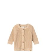 Lil Atelier Vesten Emlen Ls Knit Card Lil Beige