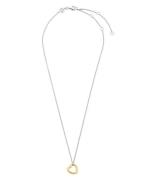 Silver Gold Plated Necklace 34022SY