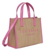 Paolina Faux Raffia Small Icon Bag