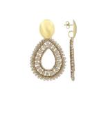 Classic Earring Silk Drop Crystal L