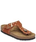 Gizeh Rivet Border Suede Leather Regular