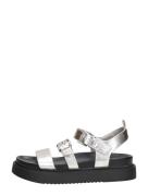 Tamaris - Sandalen Plat Zilver