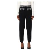 Sweatpants Elisabetta Franchi , Black , Dames