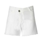 Denim Shorts Aniye By , White , Dames