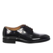 Leren Veterschoenen Henderson , Black , Heren