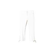 Smal gesneden broek Twinset , White , Dames