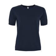 Korte Mouw Top Skovhuus , Blue , Dames