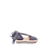 Blauwe Herringbone Flip Flops voor Vrouwen Hogan , Blue , Dames