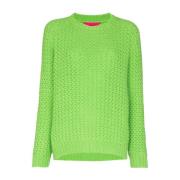 Round-neck Knitwear The Elder Statesman , Green , Dames