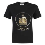 T-Shirt Lanvin , Black , Dames