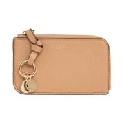 Alfabet lederen kaartkoffer Chloé , Brown , Dames