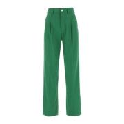 Slim-fit Trousers Koché , Green , Dames