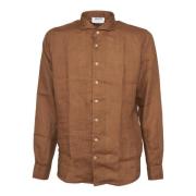 Casual Shirts Gran Sasso , Brown , Heren