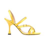 Verhoogde sandalen Sergio Rossi , Yellow , Dames