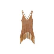 Top Rekeningen en Franjes Twinset - S Twinset , Brown , Dames