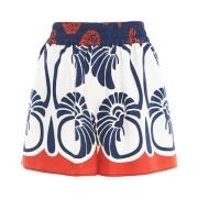 Palmetto Zijden Shorts La DoubleJ , Multicolor , Dames