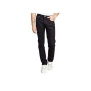 Super Guy Stretch Selvedge Jeans Naked & Famous Denim , Blue , Heren