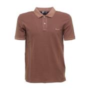 Stretch Katoenen Polo Shirt - Mackinack Woolrich , Brown , Heren